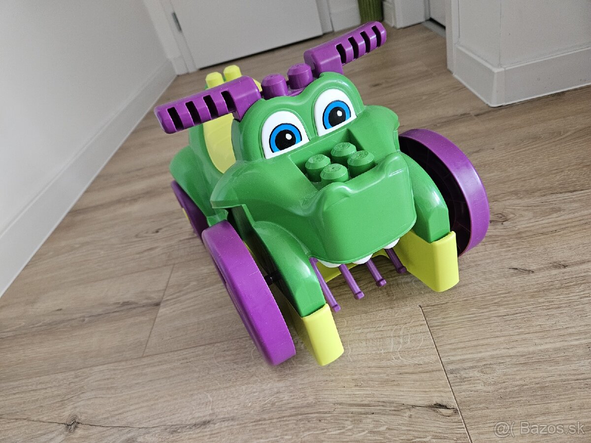 Mega Bloks Zberač kociek krokodíl - 2