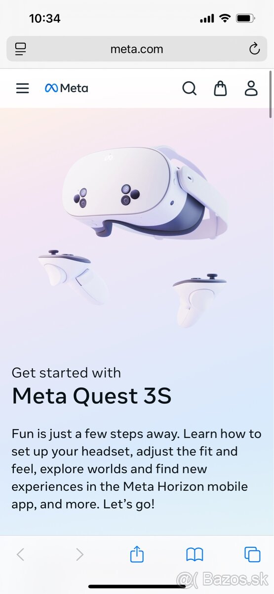 ÚPLNE NOVÝ, NEPOUŽITÝ META QUEST 3S HEADSET - 2