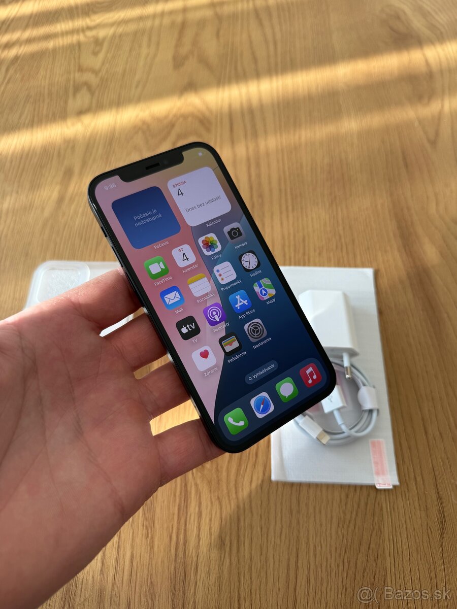 iPhone 12 128 gb Black v záruke + príslušenstvo - 2