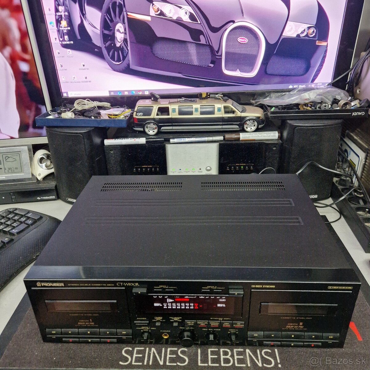 PIONEER CT-W830R...double kazetový deck , 2 x Auto Reverse.. - 2