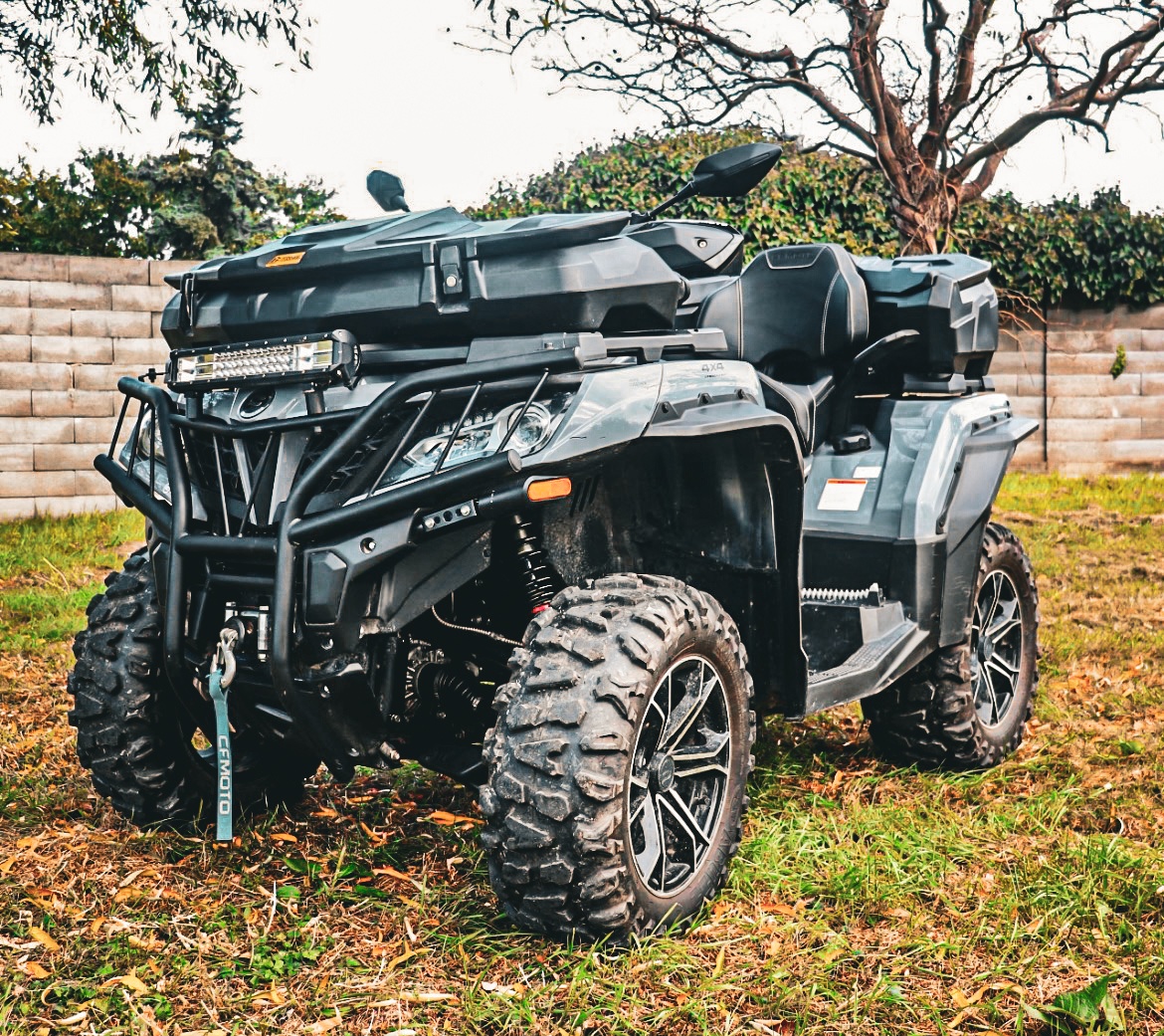 CFMOTO 850XC + radlica na sneh,3x kufor, plachta, alarm... - 2