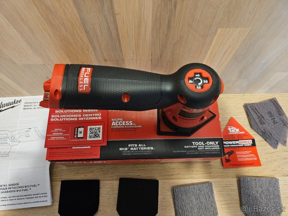 Milwaukee M12 FDSS vibračná brúska - 2