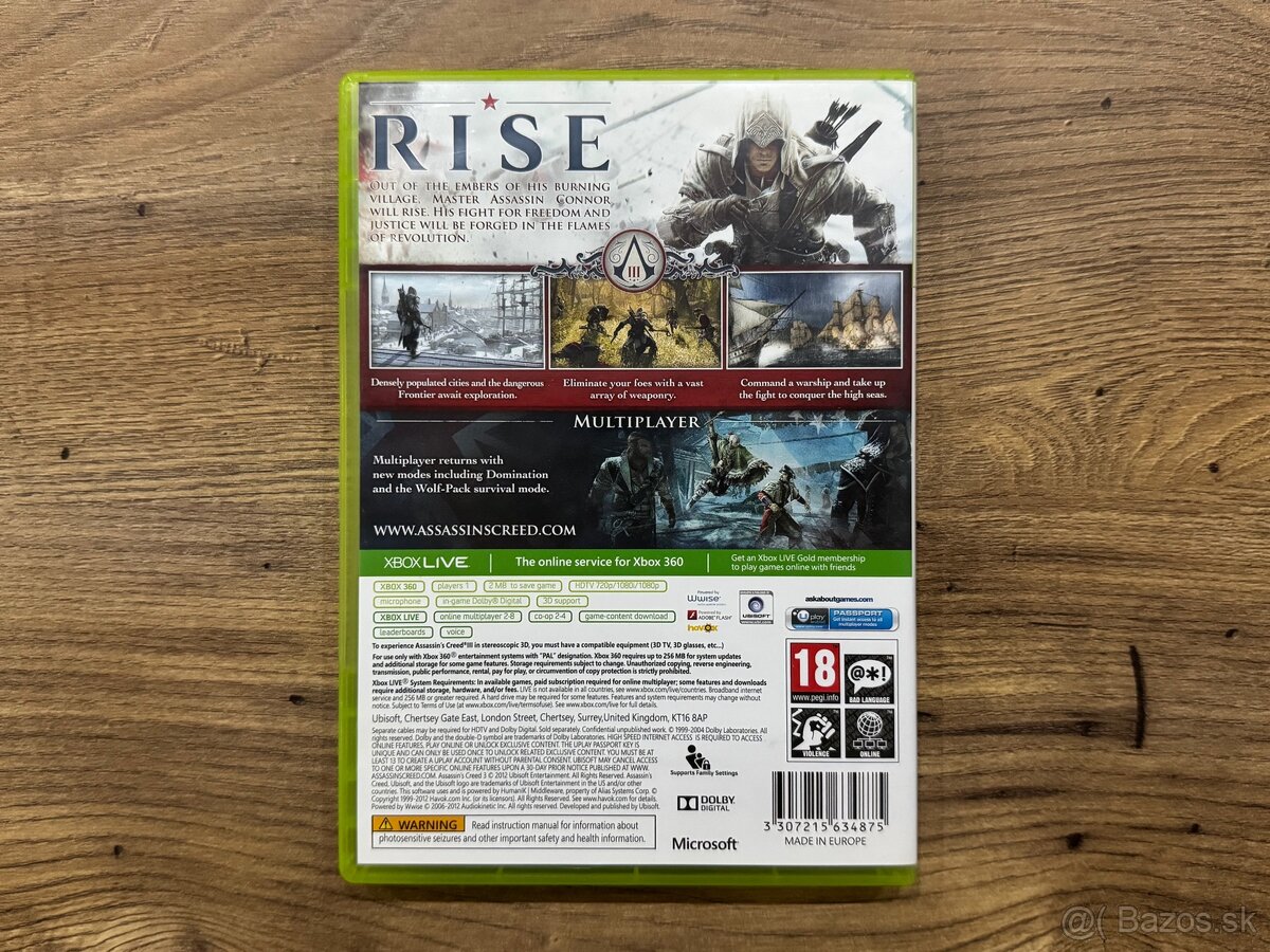 Hra XBOX 360 - Assassin’s Creed 3 - 2