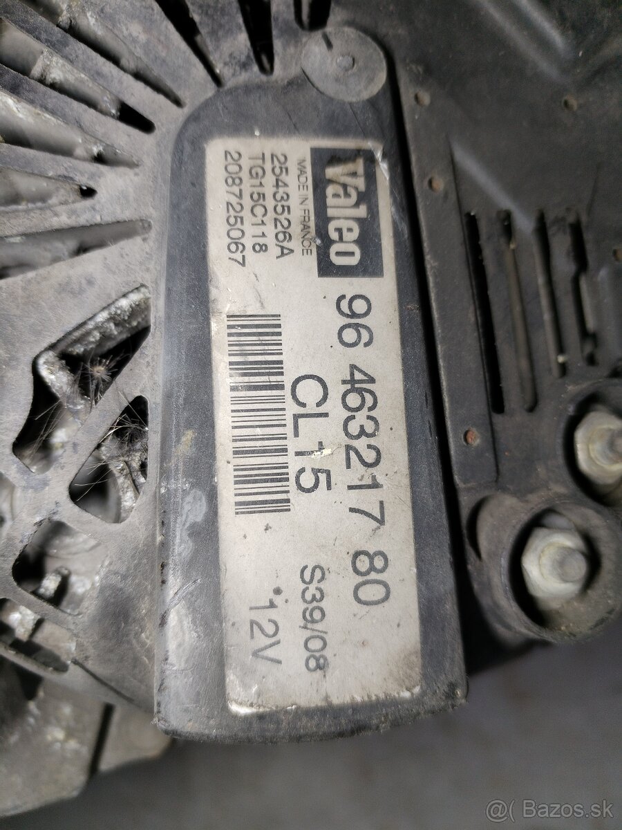 Alternátor citroen c3 1,4 hdi - 2