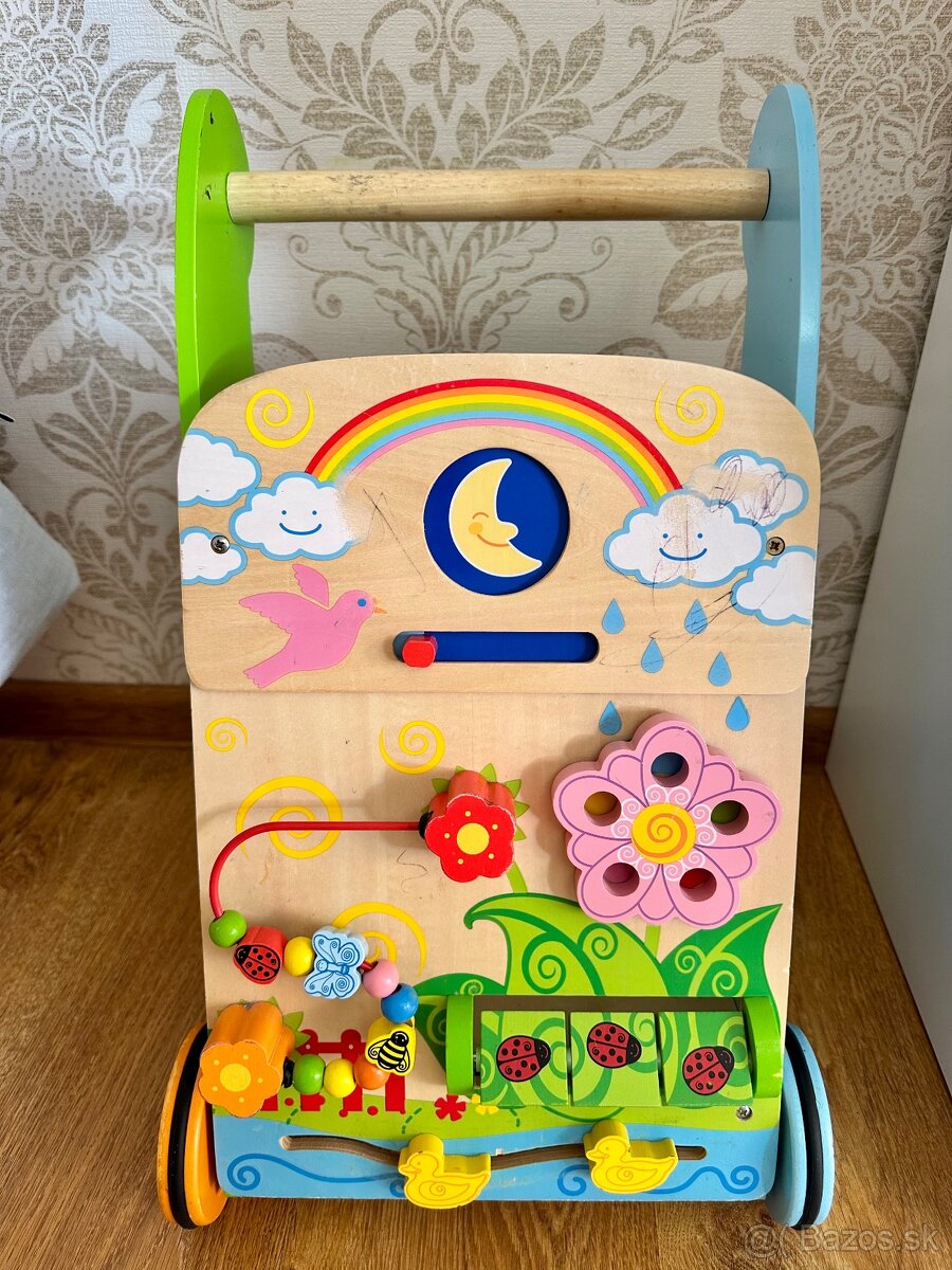 Drevené aktívne chodítko Záhrada - 2