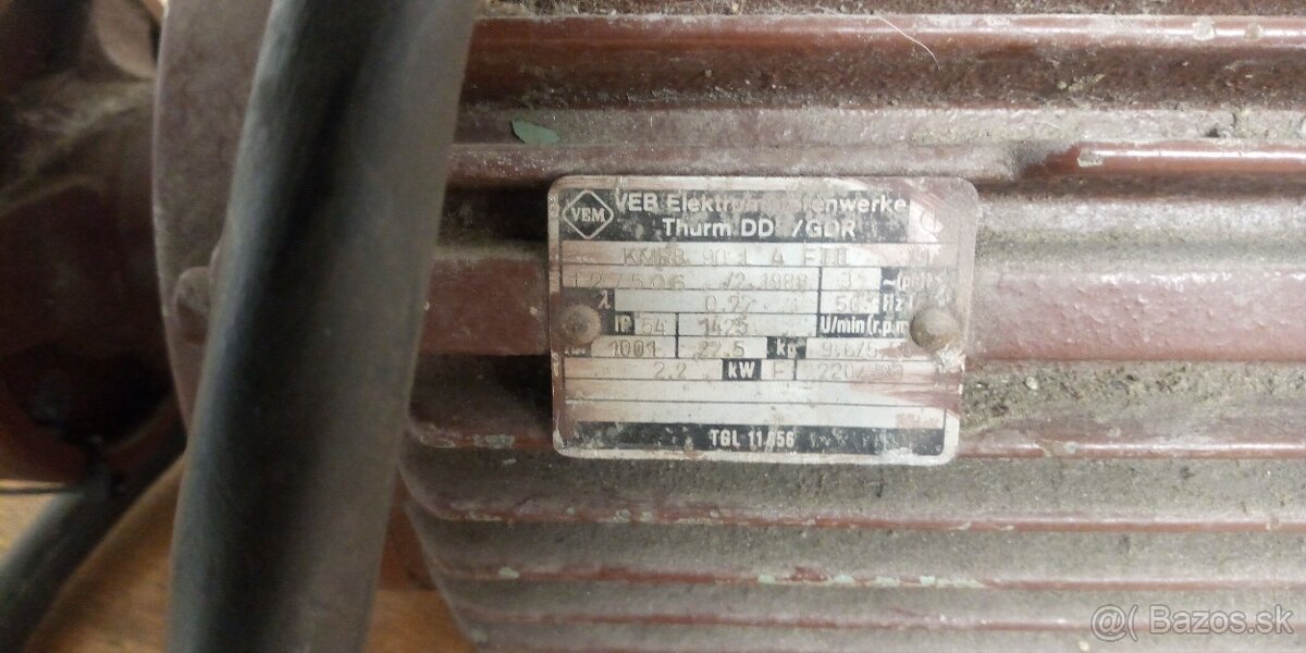 Motor 2,2kW 1425ot/min - 2