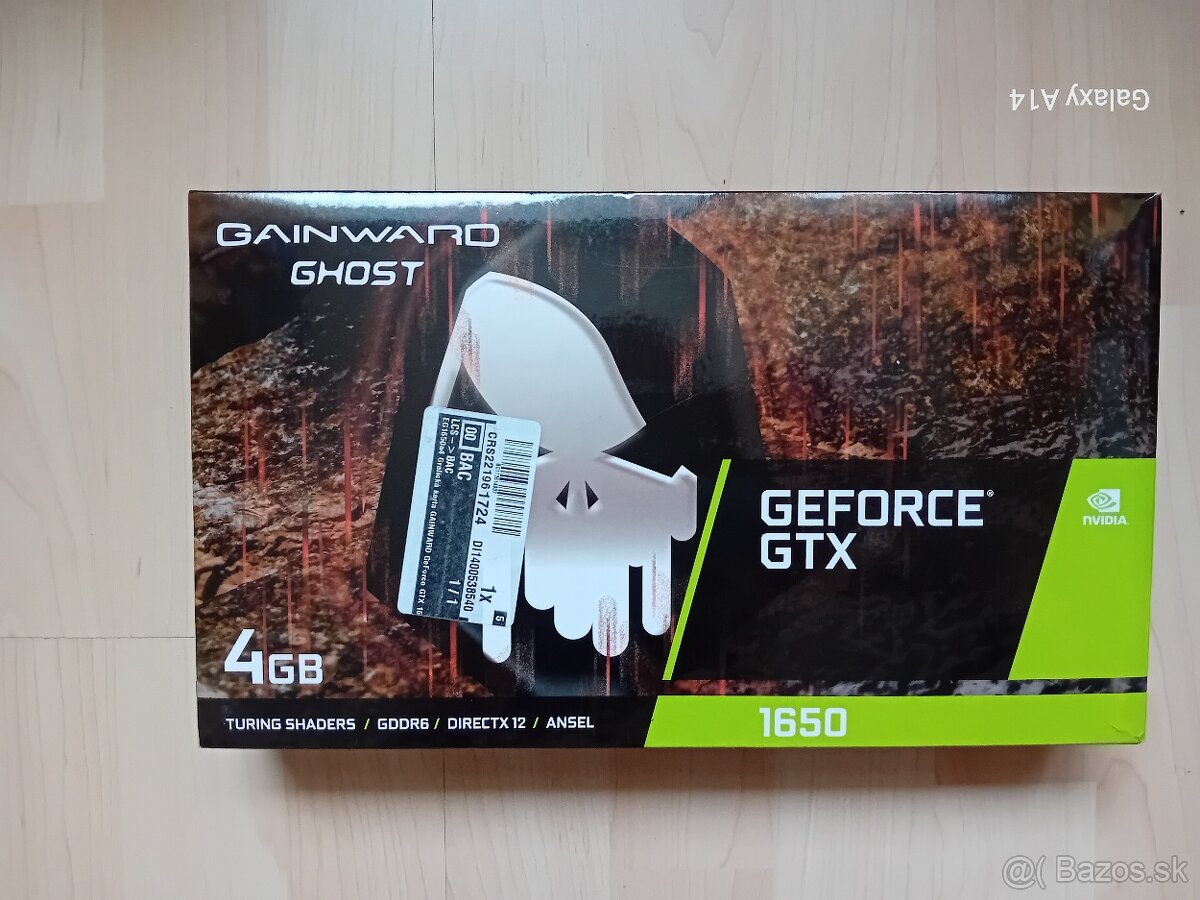 Predám Gainward Ghost GTX 1650 - 2