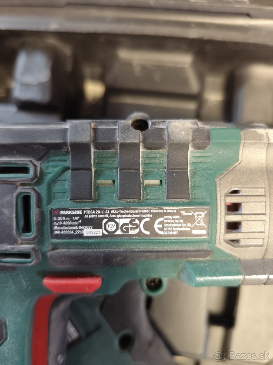 Aku skrutkovač na SDK Parkside - 2