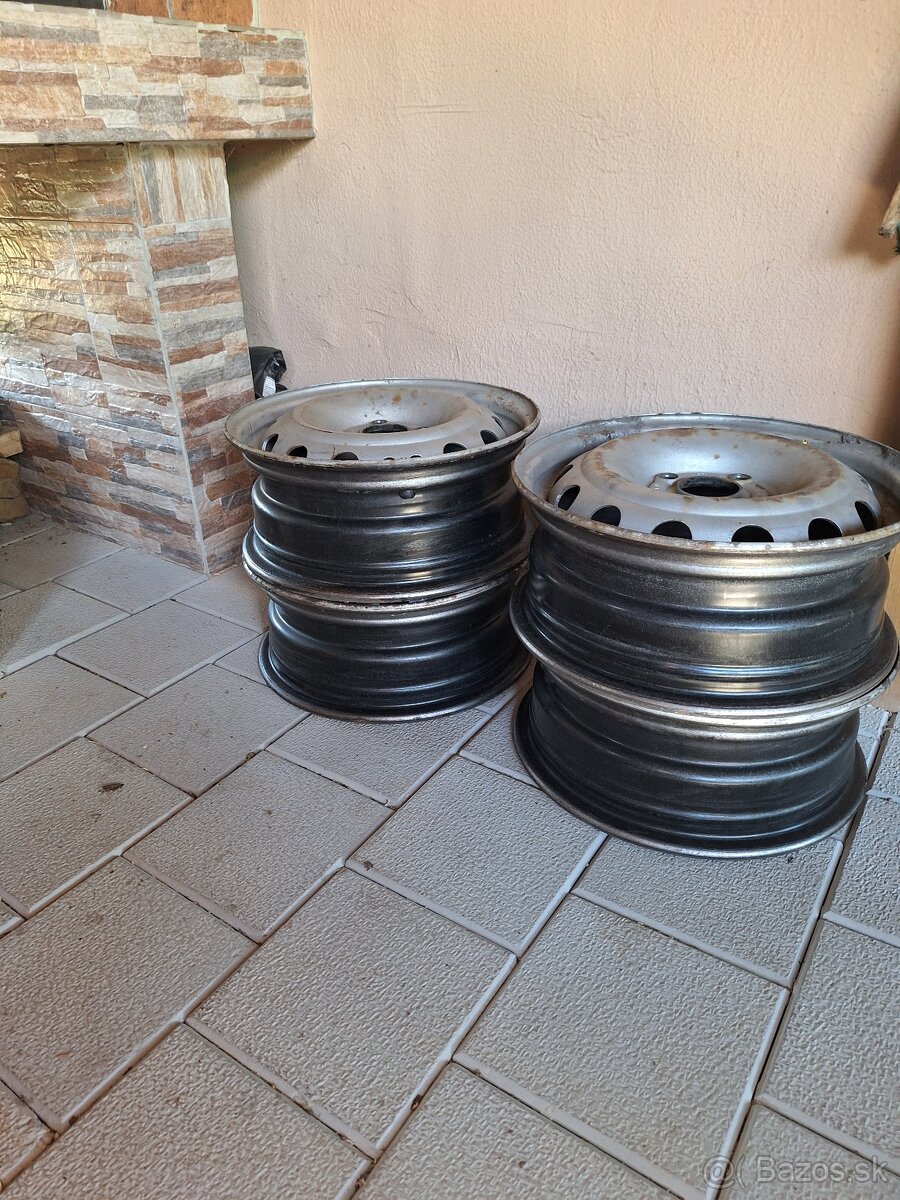 Predám disky/plecháče R14-4x100 - 2