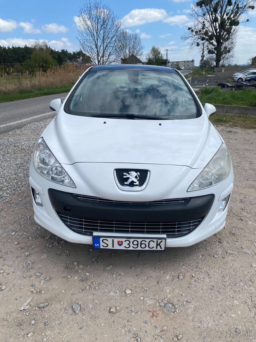 Predám Peugeot 308 1,6 benzín 88kw, - 2