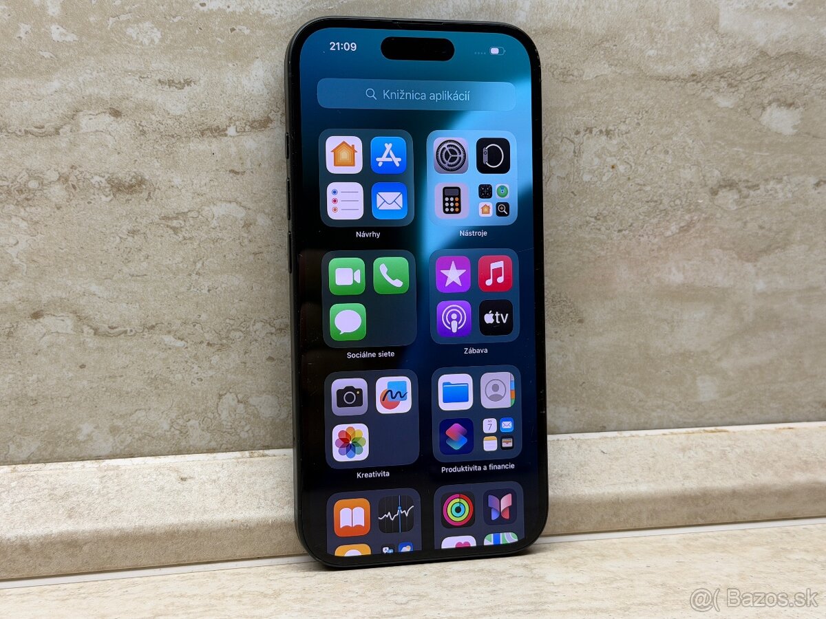 iPhone 16 256GB Black, 8 cyklov, 100% - 2