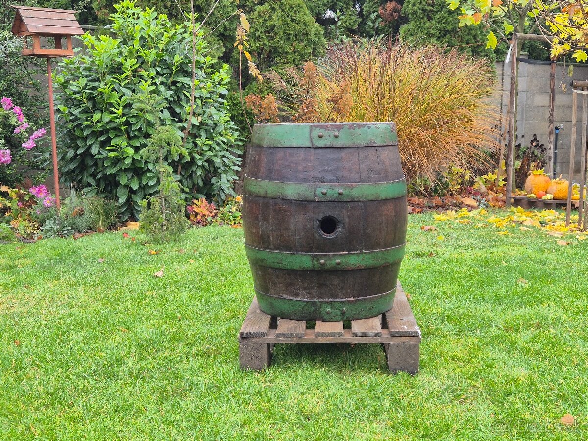 Predám drevený dubový sud - 2