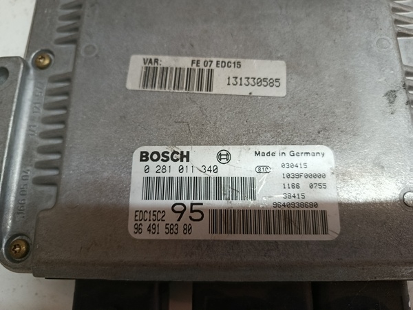 Riadiaca jednotka motora Citroen C5 2.0 HDi 0281011340 80€ - 2