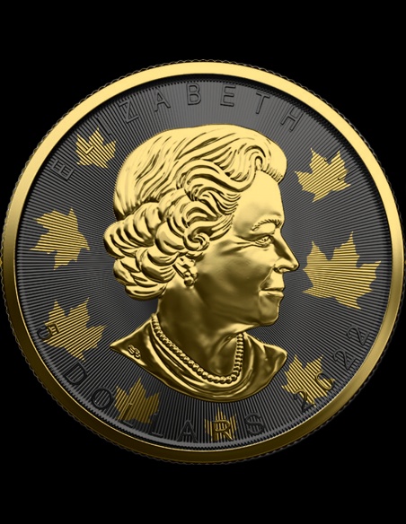Investicne striebro mince minca Maple Leaf - 2