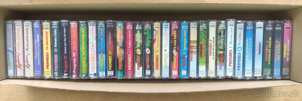 Zbierka nerozbalených magnetofónových kaziet 2. časť. - 2