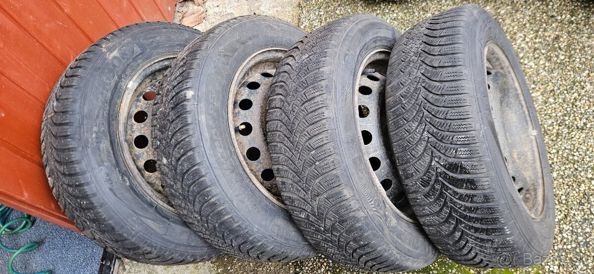 Kolesa 4x100 R14 s pneu 175/60 R14 - 2