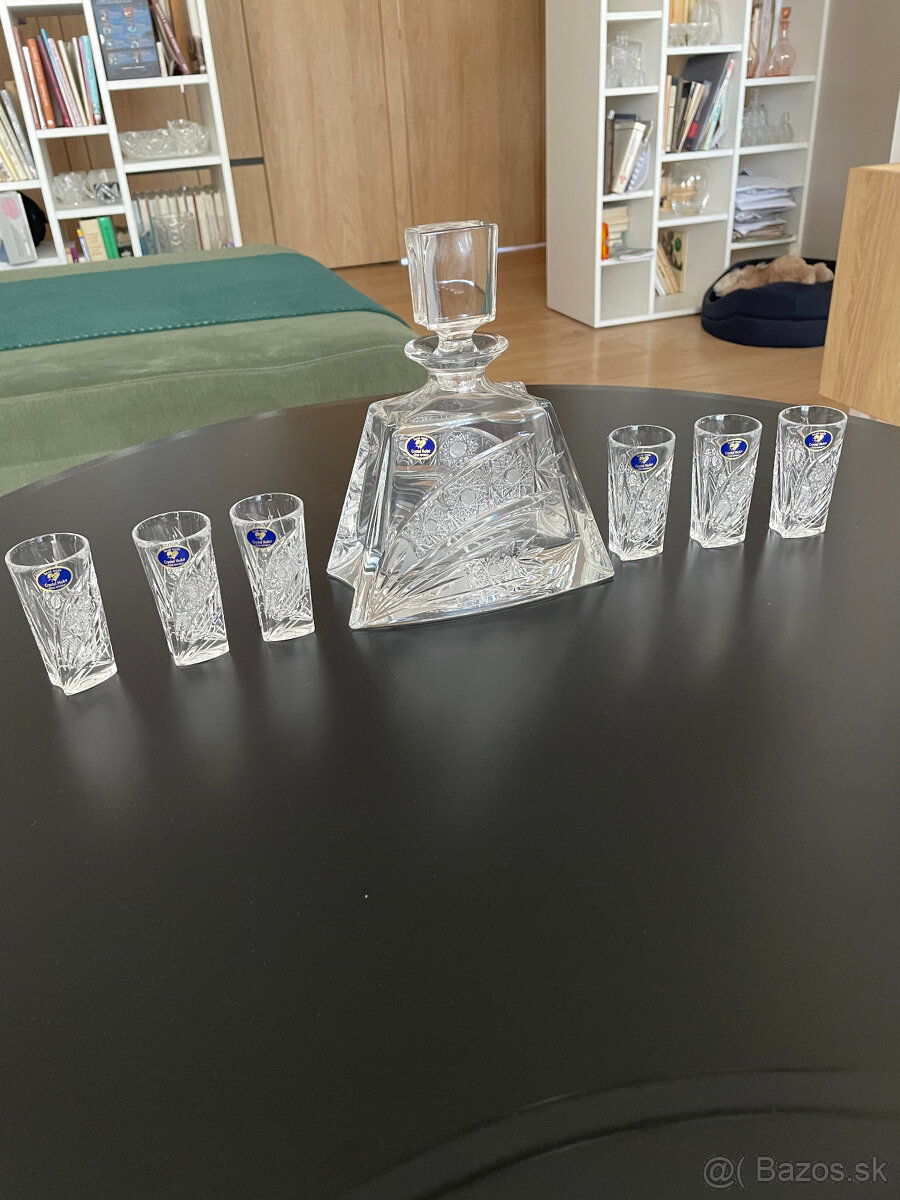 Krištáľová súprava na alkohol - 2
