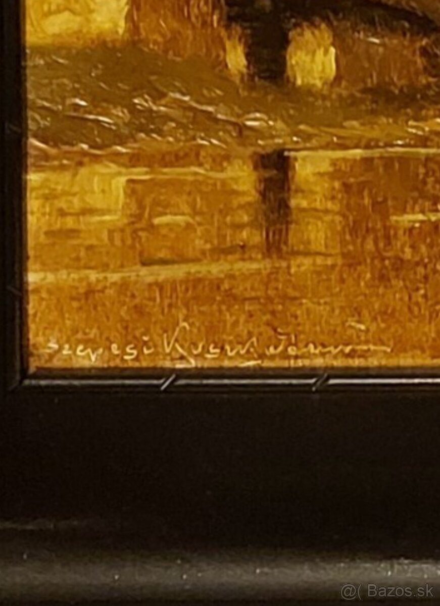 Szepesi Kuszka Jenö olej na doske - 2