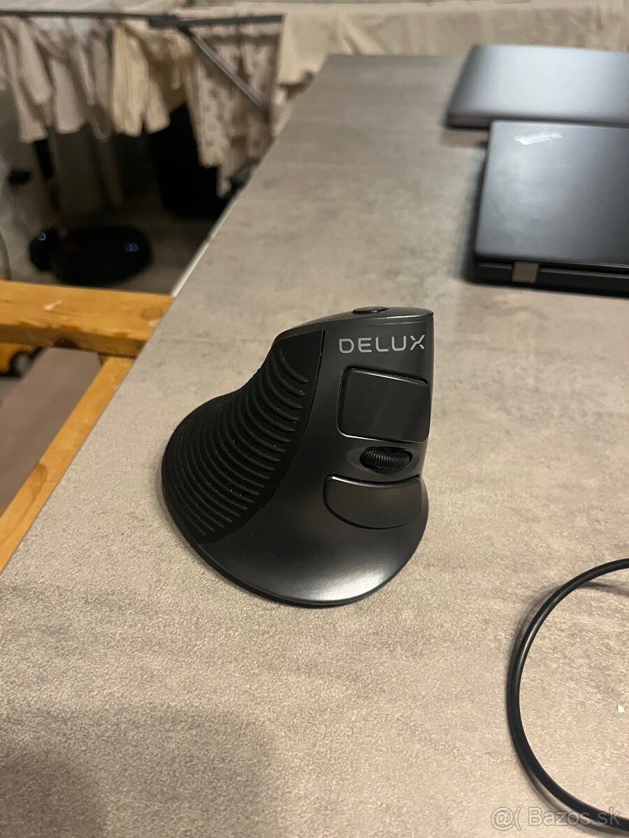 Ergonomicka mys Delux bezdrotova - 2