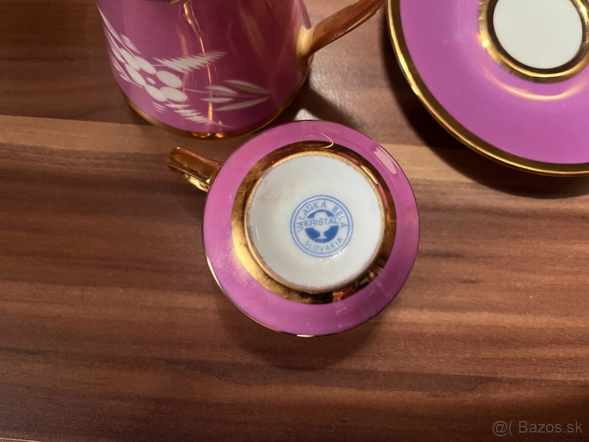 Ružový porcelán Valaská Belá – Kompletný set - 2