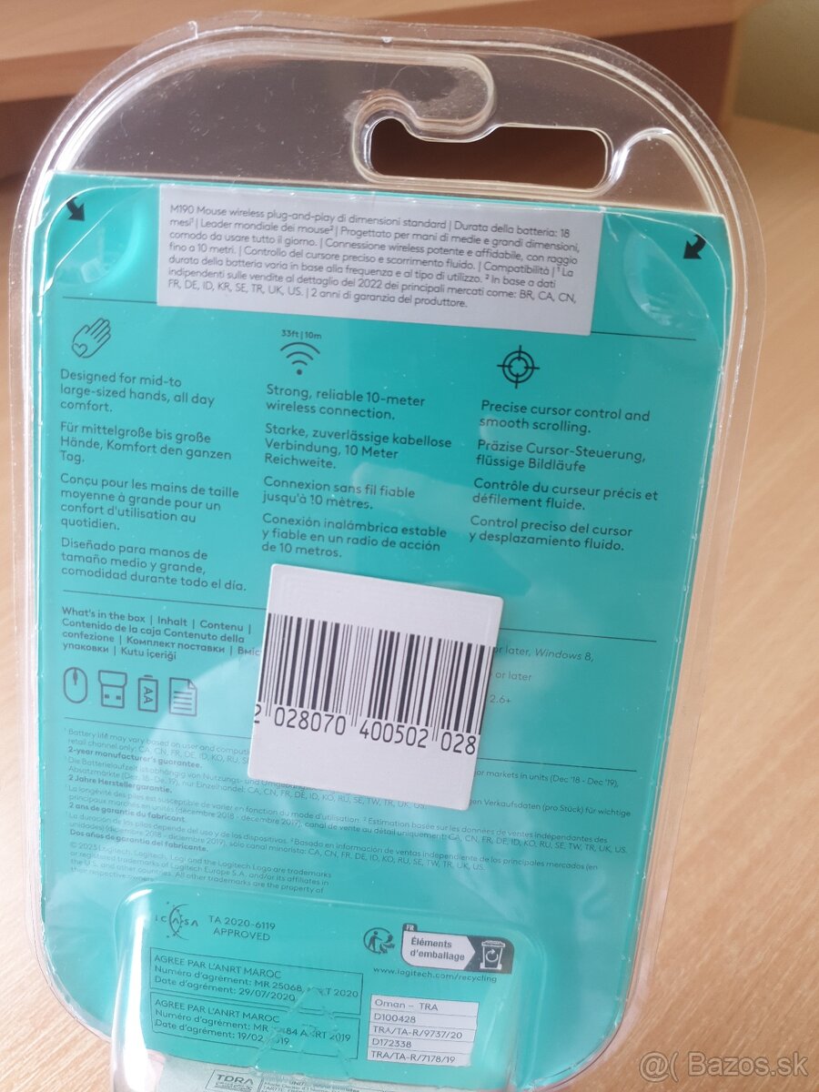 Bezdrôtová myš Logitech M190 - 2