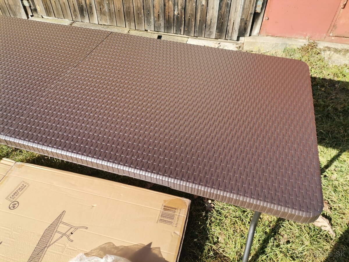 Rozkladací ratanový stôl - 2