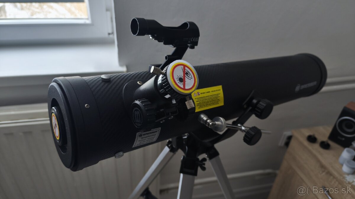 Astronomický ďalekohľad Bresser +okuláre Celestron -NOVY - 2