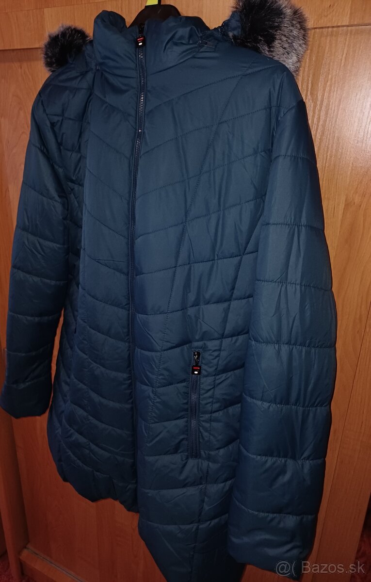 Petrolejova zimná bunda pre moletky xxxl - 2