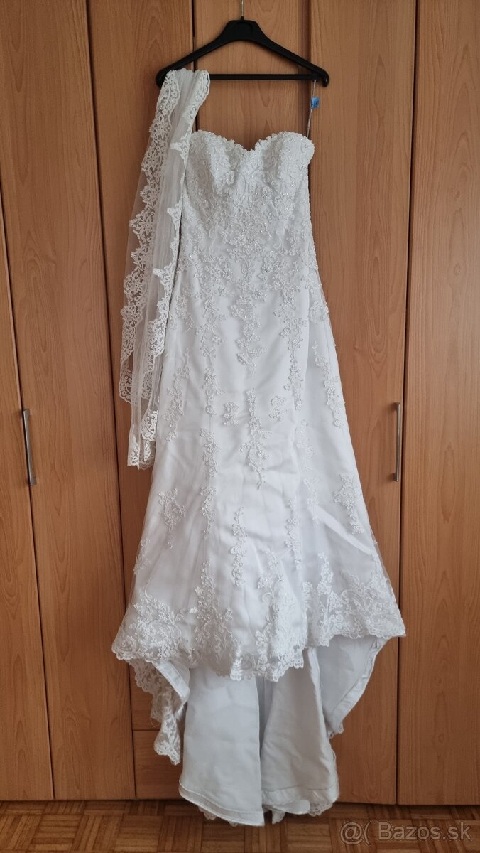 Predám nádherné svadobné šaty - 2