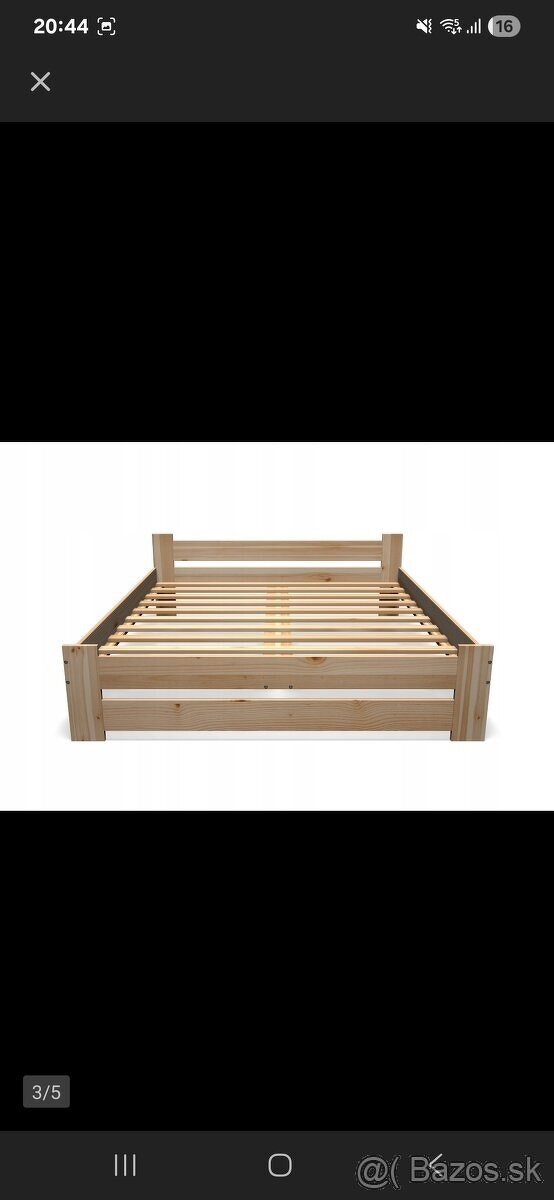 Manželská postel 160x200 - 2