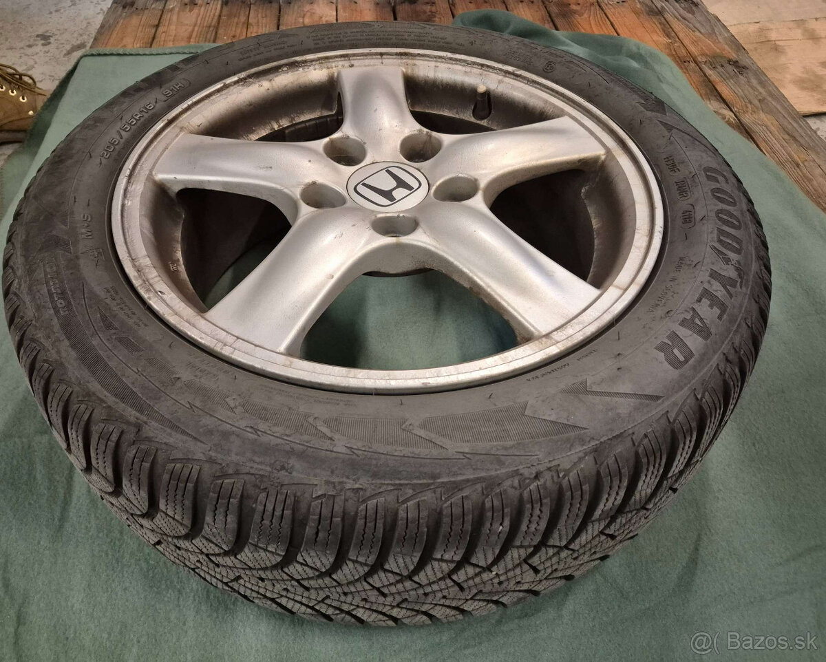 Alu disky 16x6,5J R16 + zimné pneumatiky - 2