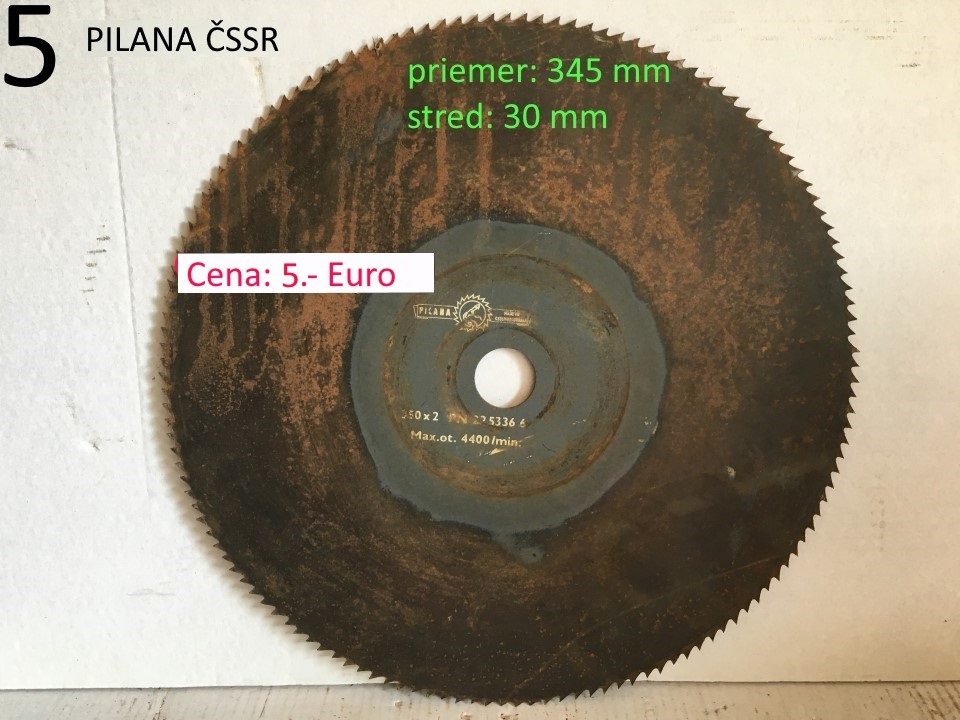 Pílové kotúče a oska na cirkulár - 2