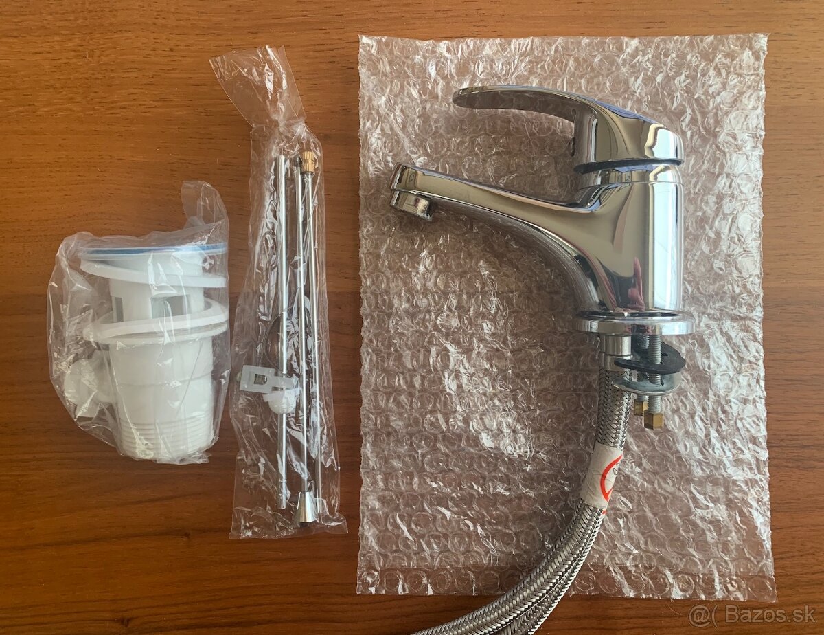 SANDY umývadlová batéria s výpusťou click/clack - 2