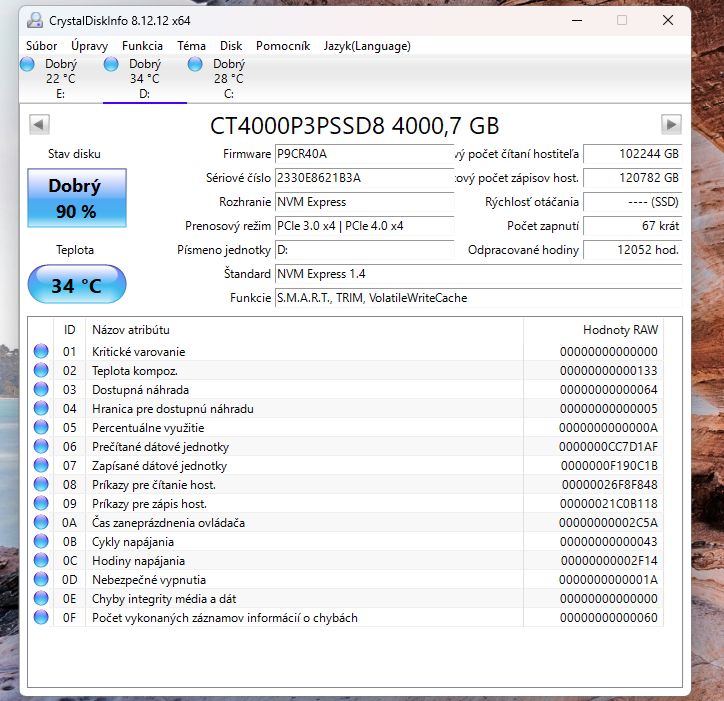 Crucial 4TB NvME P3 PLUS - 2