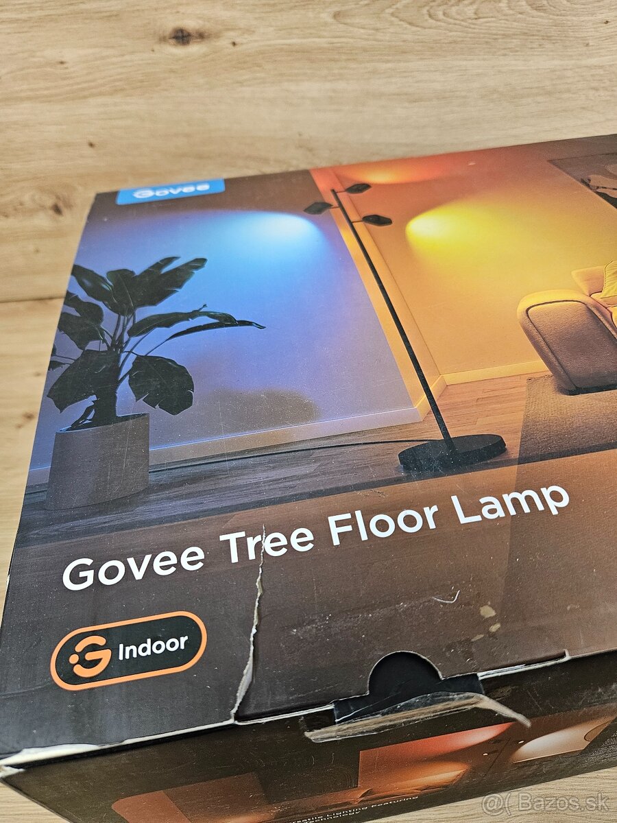Govee Tree Floor Lamp – nový kus, poškodená krabica - 2