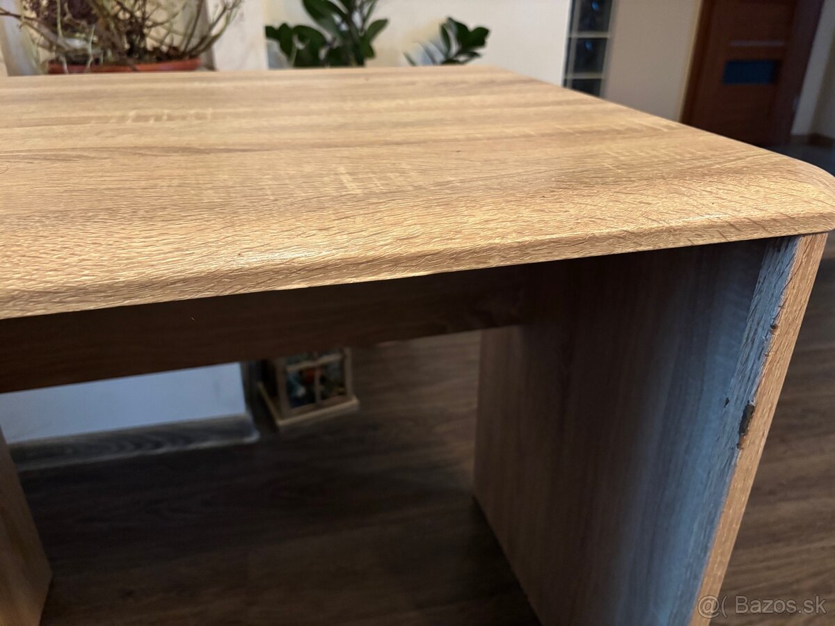 Písací stôl YOOP - dub sonoma/antracitová - 2