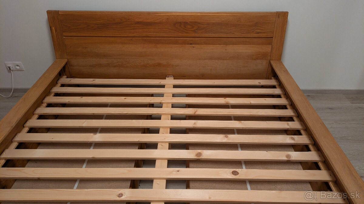 Postel Julia masív dub s úložným priestorom - 2