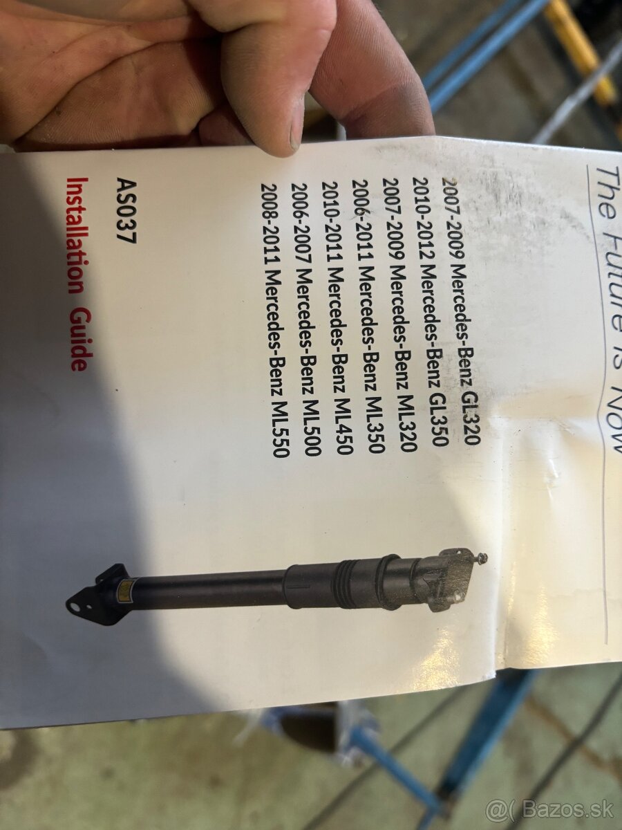 Predam 2ks zadny tlmic Mercedes w164 ML320 cdi - 2