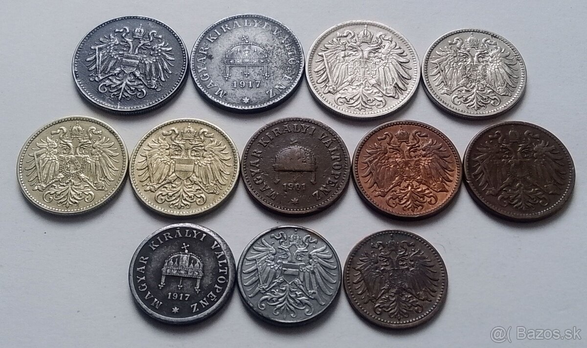 Mix drobných mincí RU. - 2