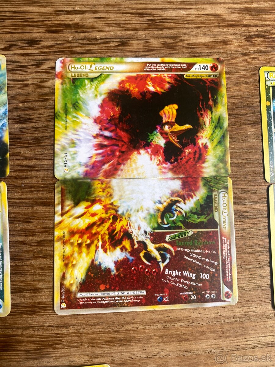 Legendárne Pokemon karty - 2