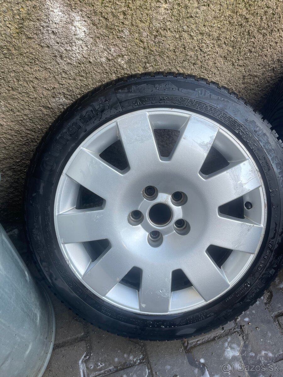Predám disky 5x112 Škoda Superb I + celoročne  (7mm dezén) - 2