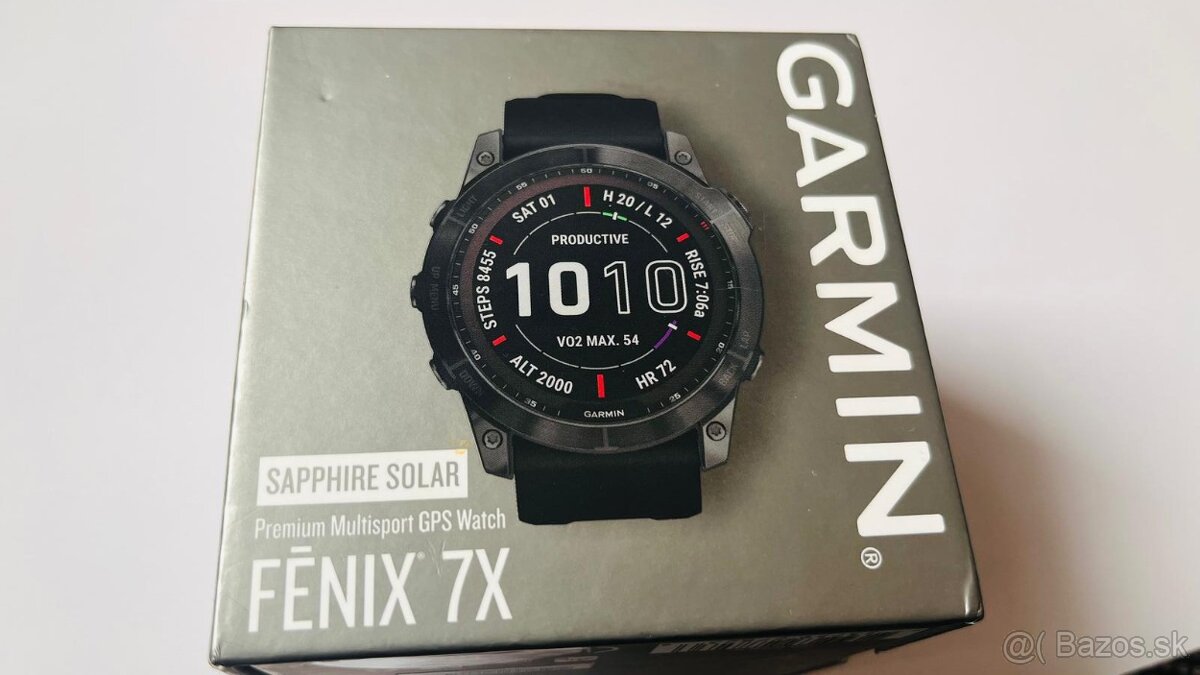 Hodinky Garmin Fenix 7X Sapphire Solar - 2