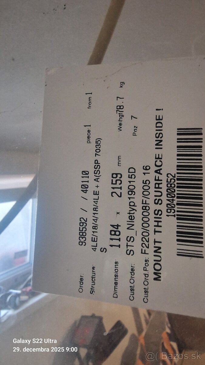 Predám fixné okno troj sklo - 2