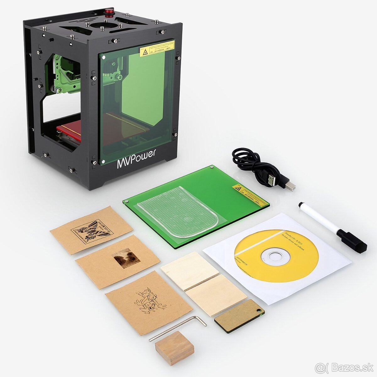 Laserový Gravírovací Stroj 1500mW - 2