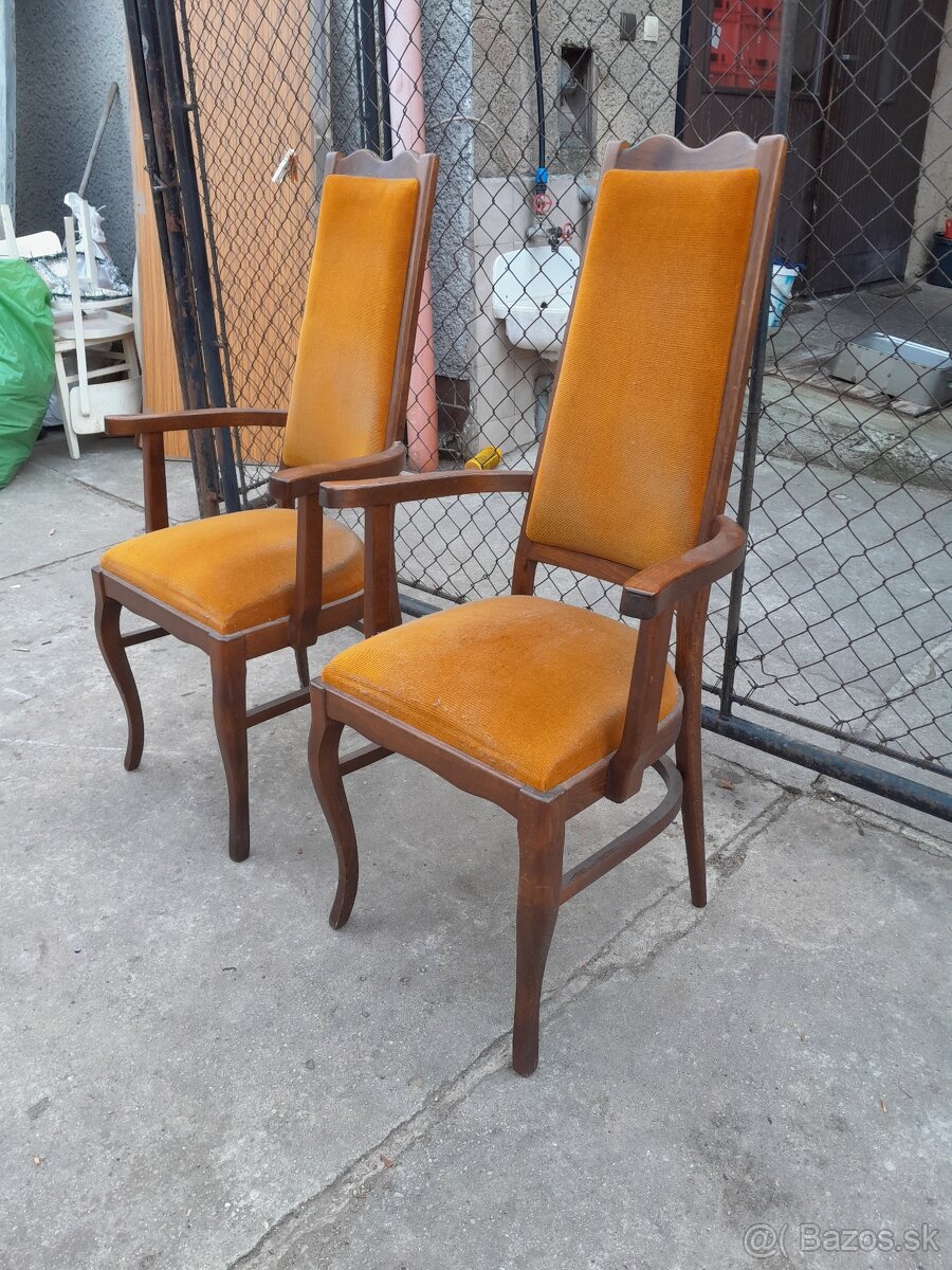 Predám dve stoličky, polkreslá - 2