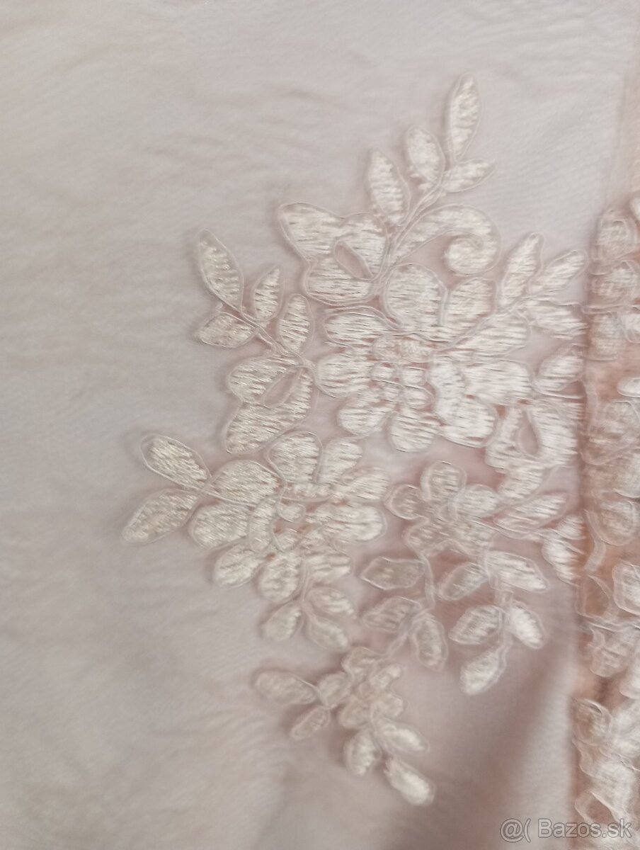 Spoločenské marhulove šaty L/xl - 2