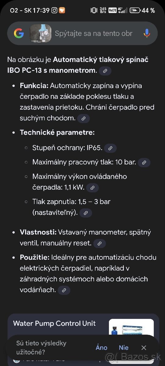Cerpadlo IBO PC-13 - 2