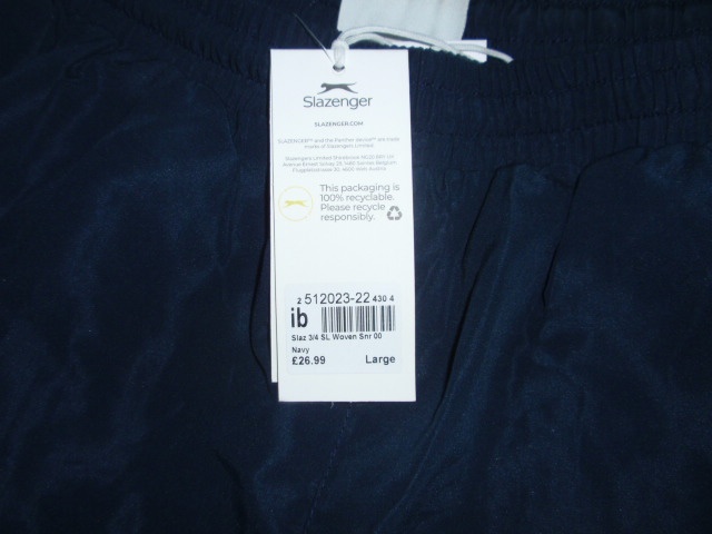 Kraťasy pánske SLAZENGER - nové, nenosené, s etiketou - 2