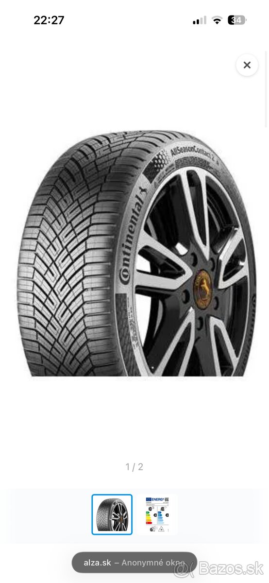 Continental AllSeason Contact 2 195/65 R 15 XL 95H - 2