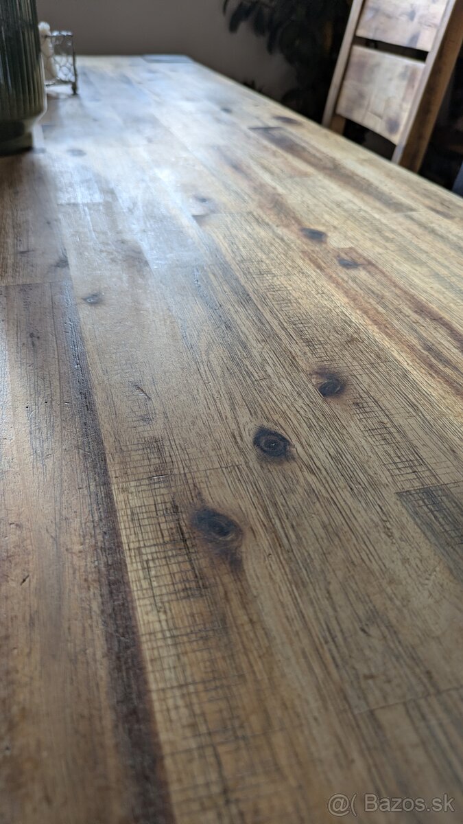Masívny drevený stôl 90x160cm - 2